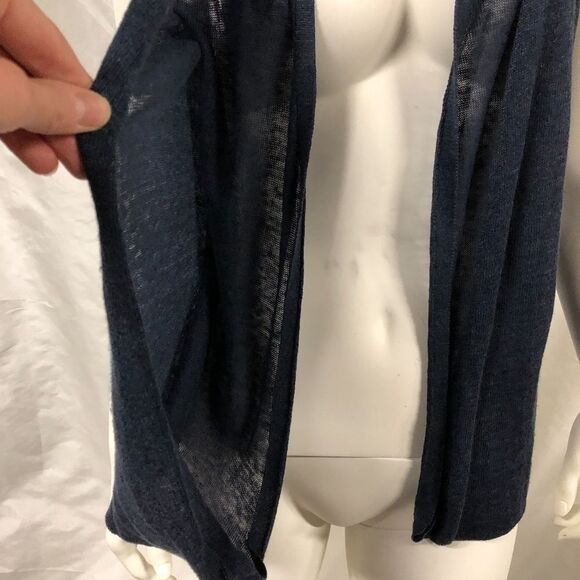 Theory Apollonia Glint Double Layer Draped Vest - Picture 2 of 7